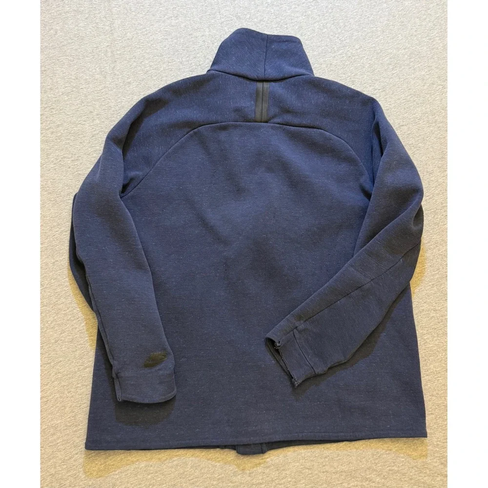 Nike Sportswear Tech Fleece Full Zip Jacket Navy Blue 805164-473 Mens Large